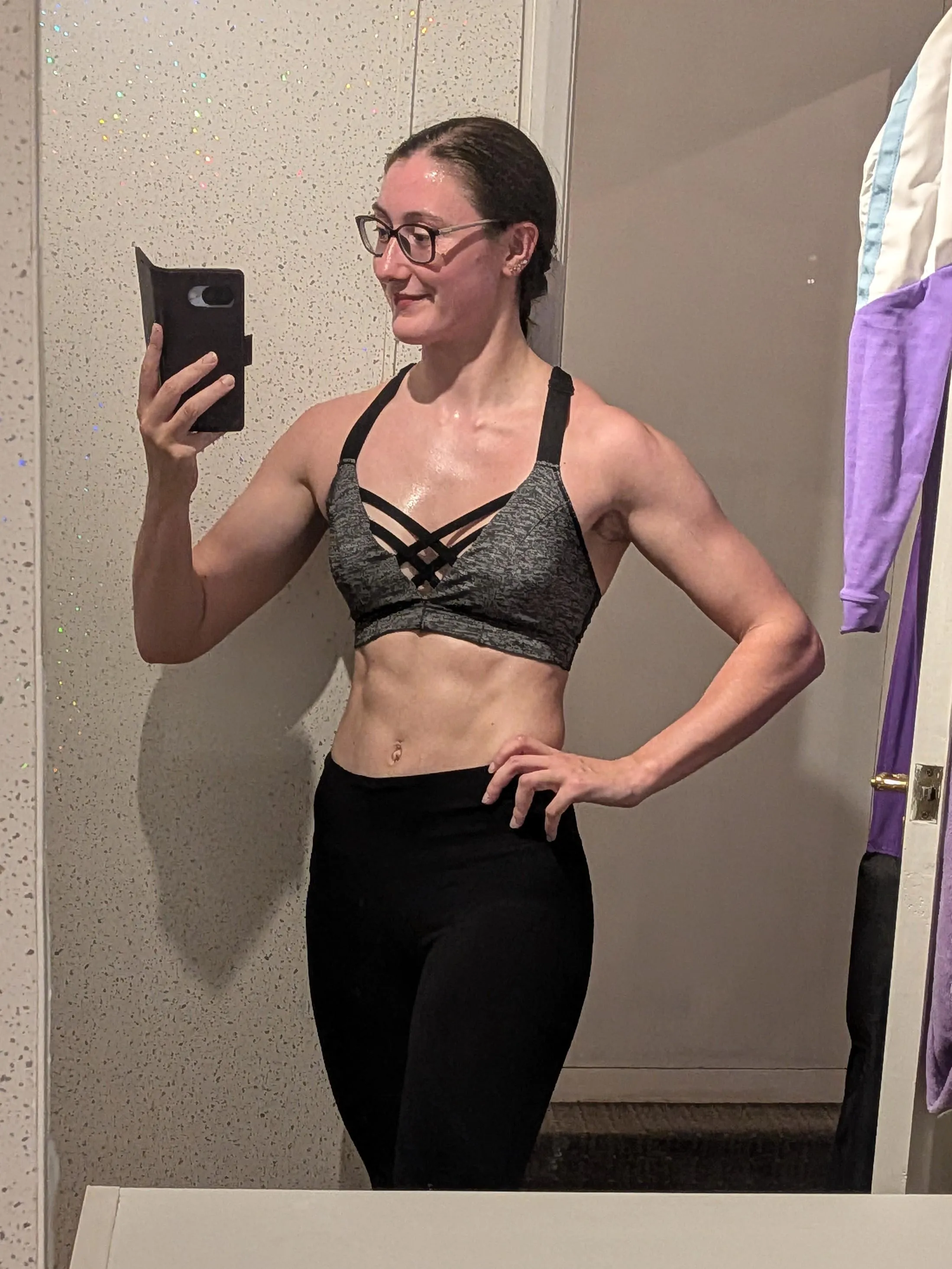 That ‘just finished training’ smile