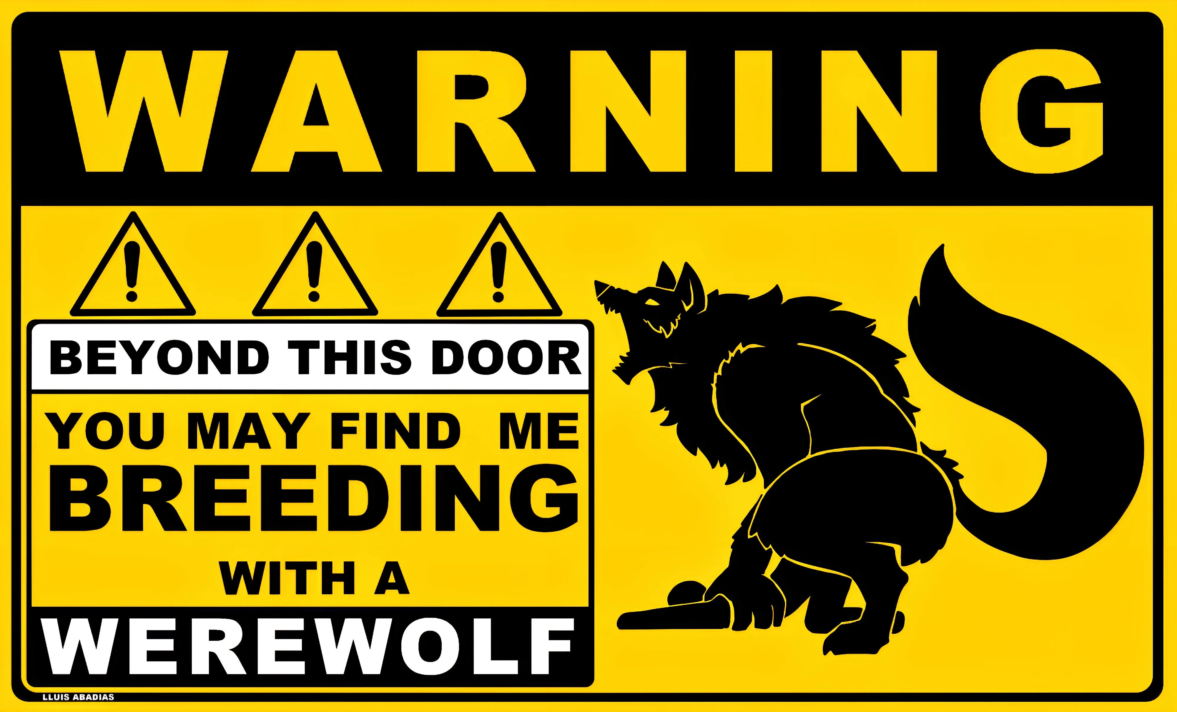 ⚠️ Werewolf Breeding Area ⚠️