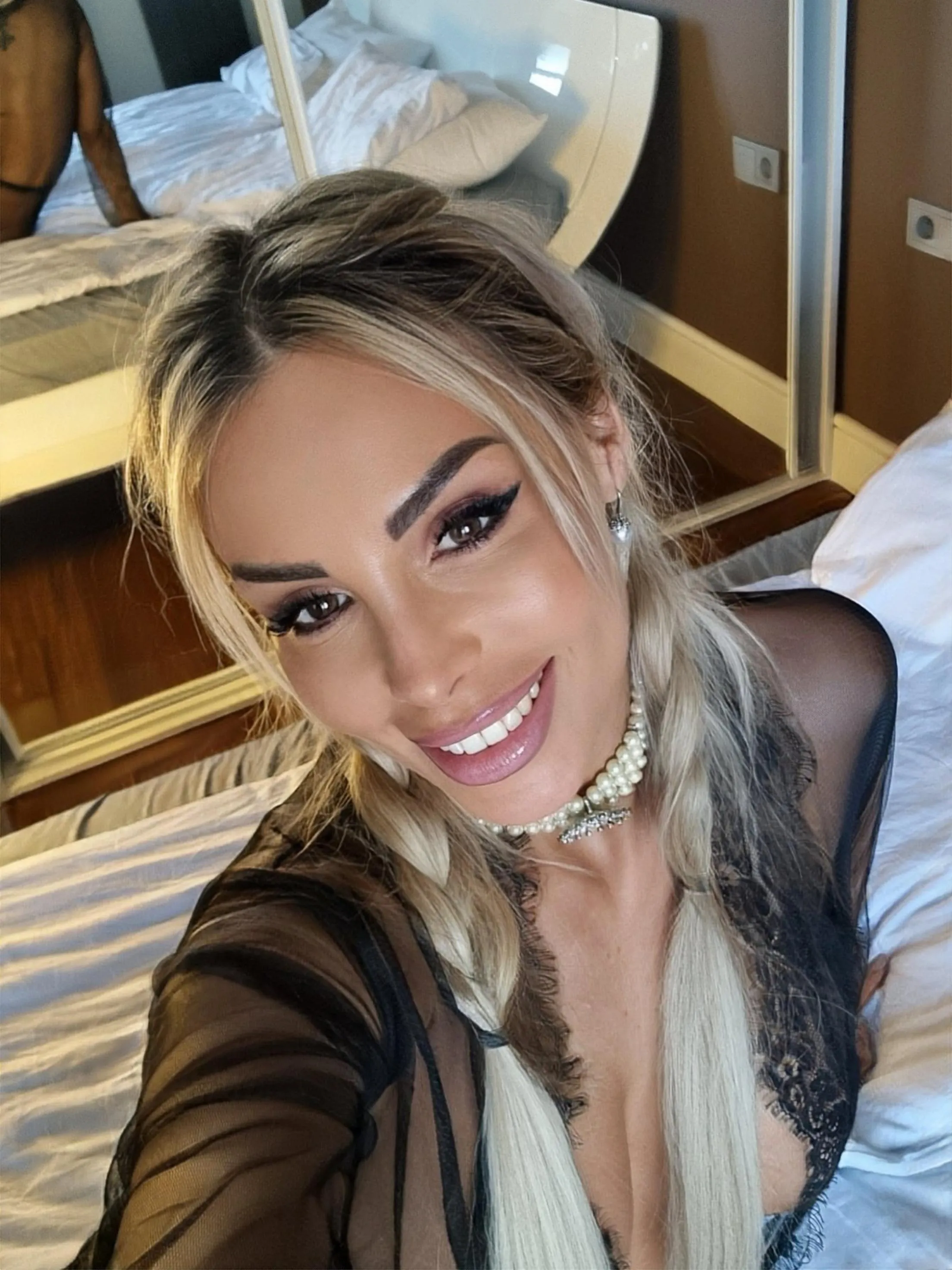 braids, negligee and nothing extra