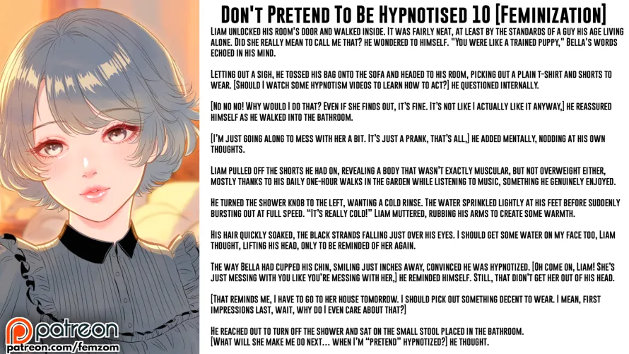 Don't Pretend To Be Hypnotised 10 Feminization Caption