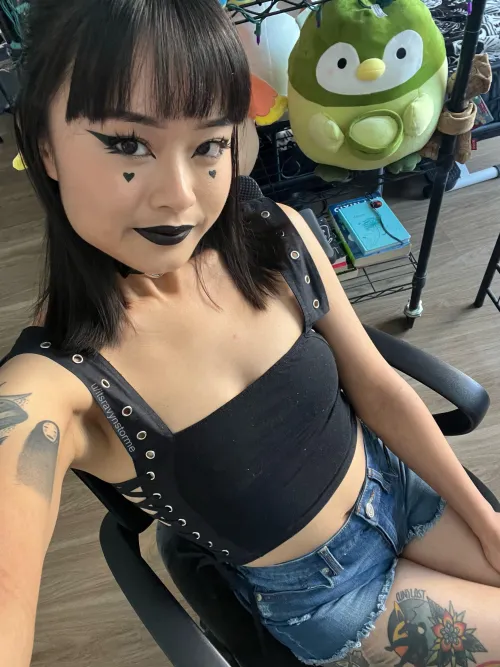 I love my bangs but I’m debating growing them out…