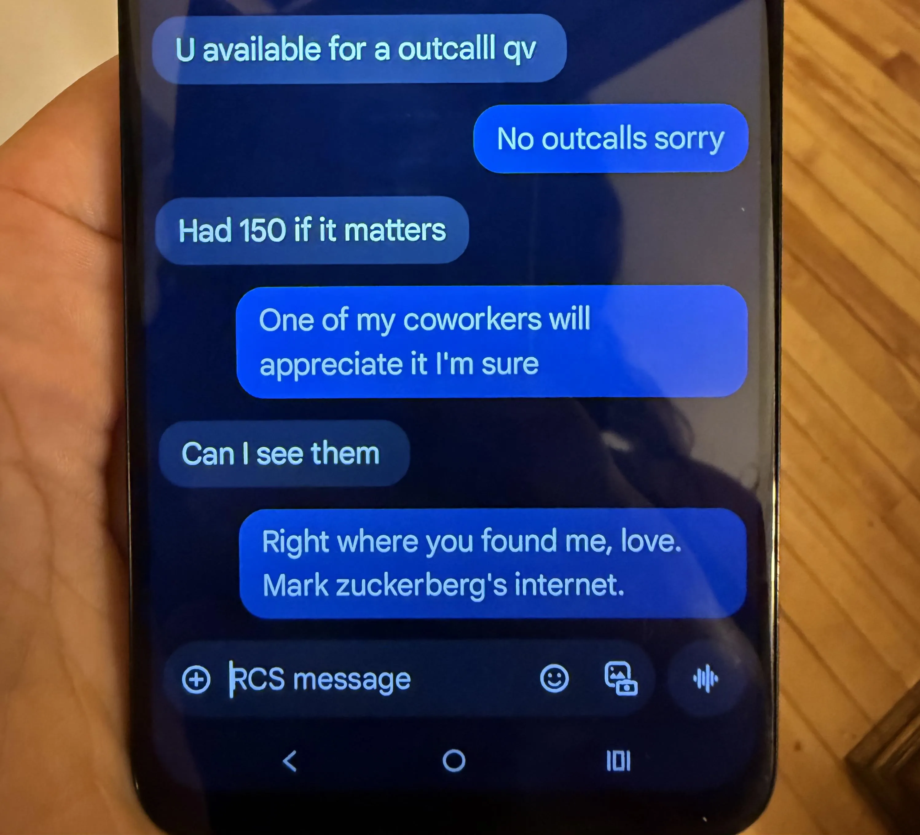 Not on Mark’s Internet