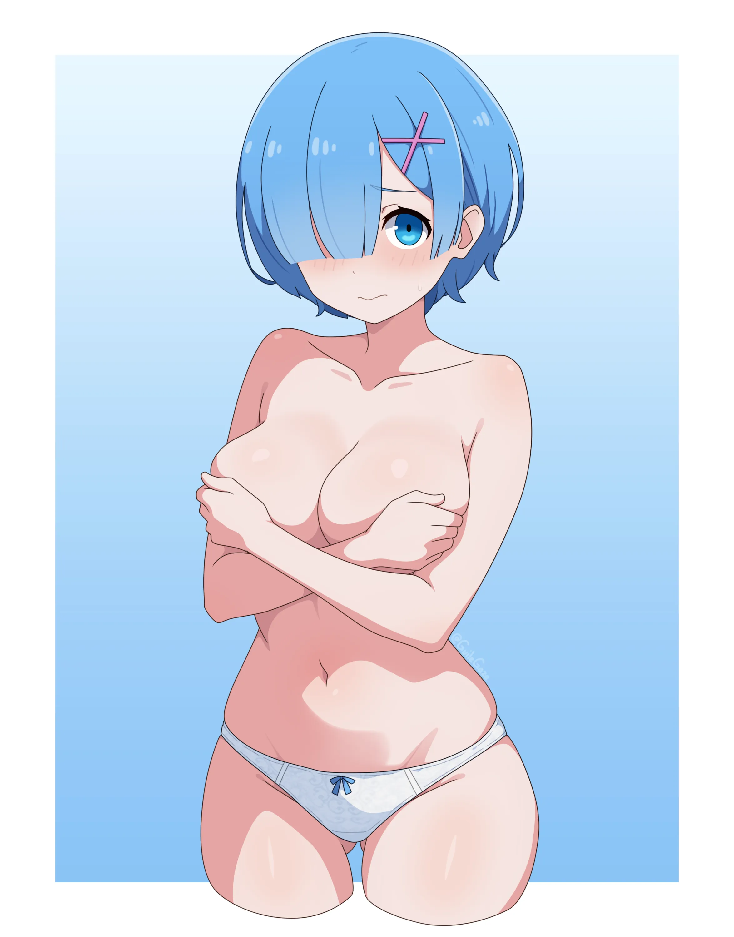 Rem would like her bra back