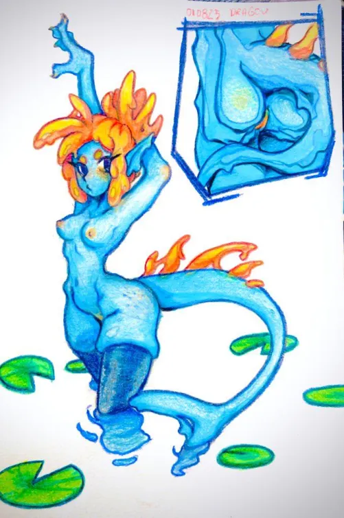 Slime Girl Doodle (by DragouMare)