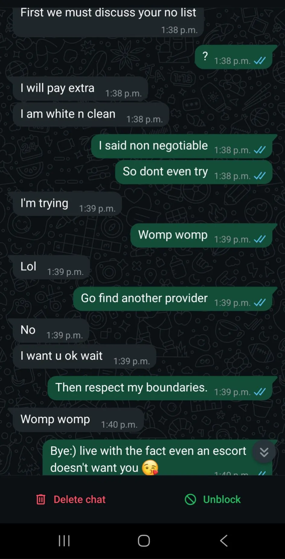 WHY DO THESE MFS NEVER RESPECT OUR BOUNDARIES