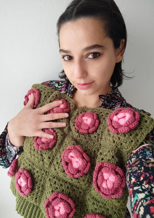 With your money I'm going to fill my crochet studio