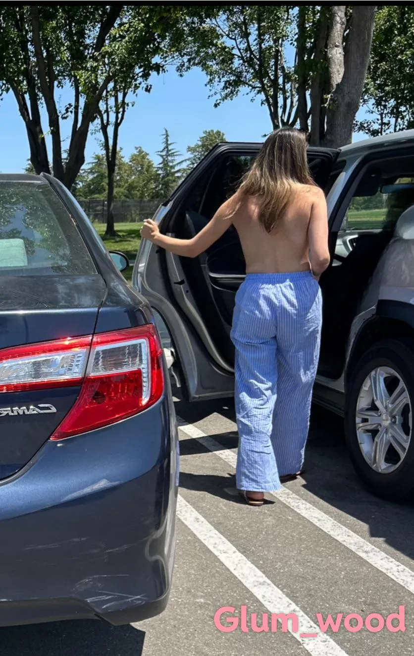 Wonder if anyone seen my tits!