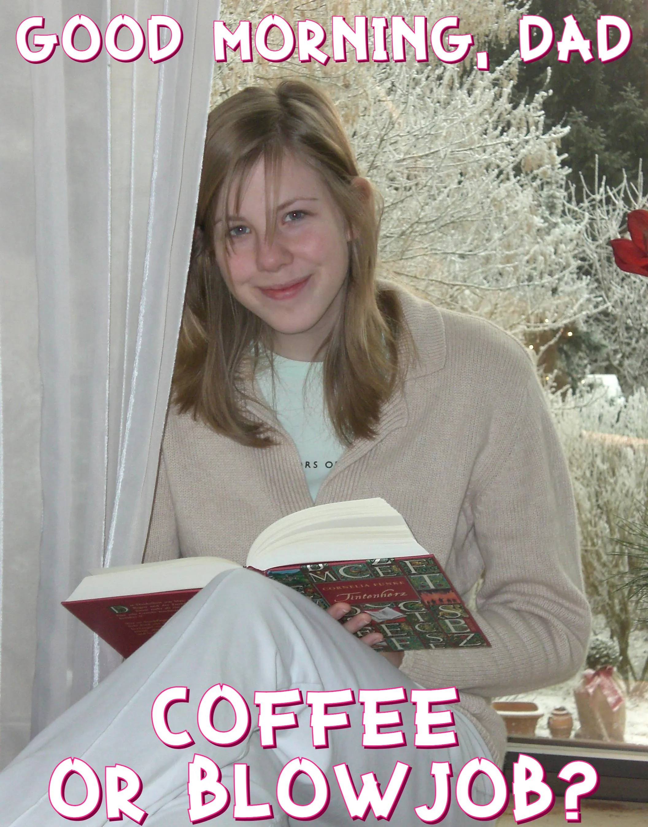 Dad, what would you like to have first?