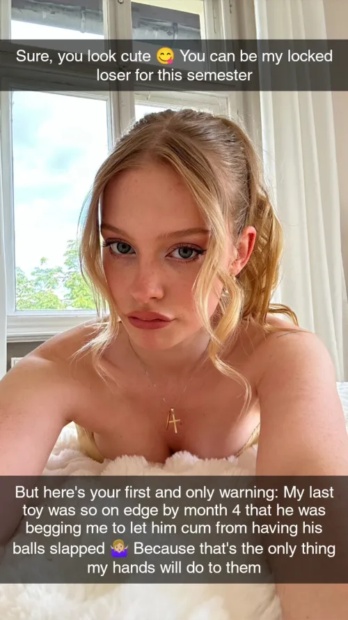 Locked loser (WordsThatTingle on Imagefap)