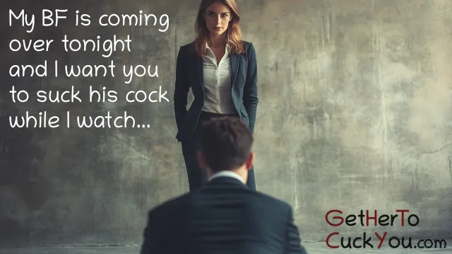 Suck my boyfriend's cock [no imagefap]