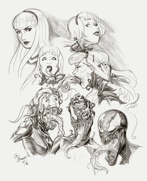 Gwenom Transformation by Chris Beaver Gwenom Transformation by Chris Beaver