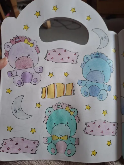 Baby unicorns having a sleepover 🌙 💤