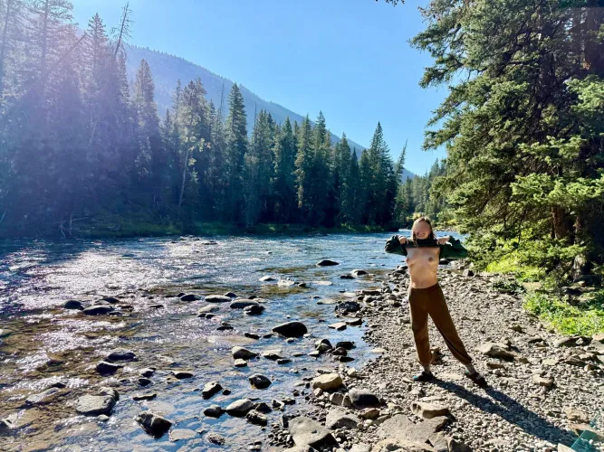 Getting wet and wild at Yellowstone National Park!!