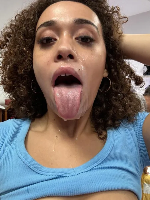 I guess she wants more of it !!!