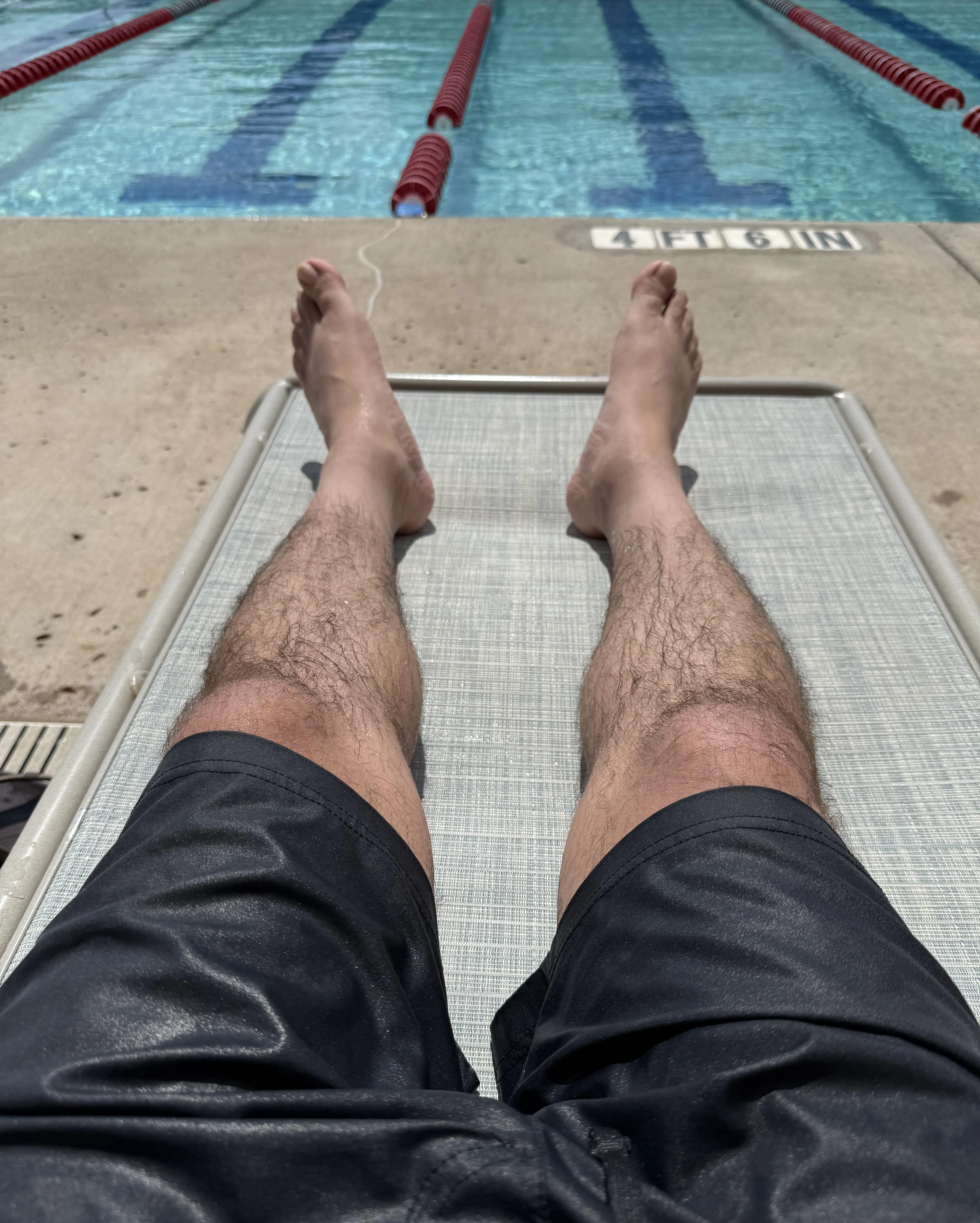 Pool lounging