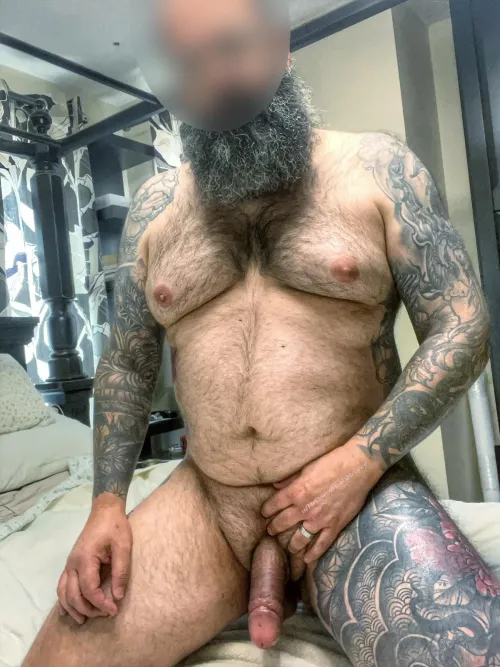 Chubby with tattoos and a big cock to fulfill your kink… (58) str8 [m4f]
