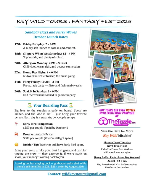 FF Couples Sandbar Cruises