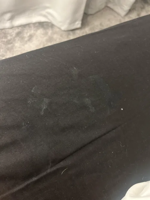 Friend slept over last night in my bed just found these