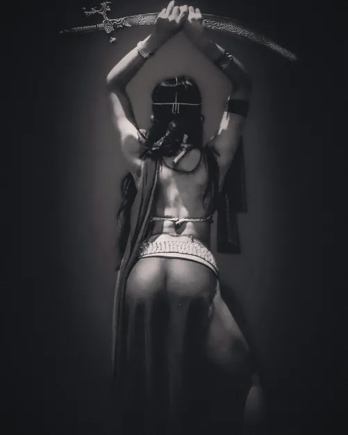 I don’t wait to be rescued—this blade is mine, and so is my body. Approach with respect… or regret.