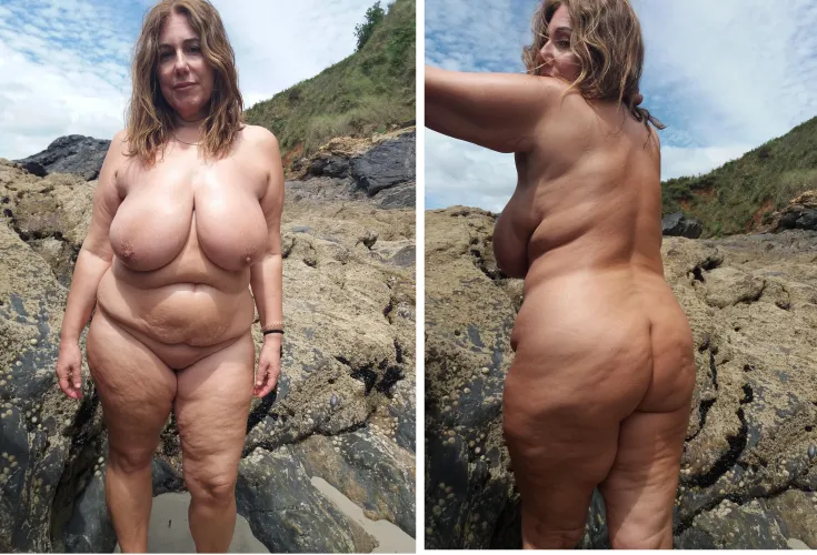 I love being naked on the beach