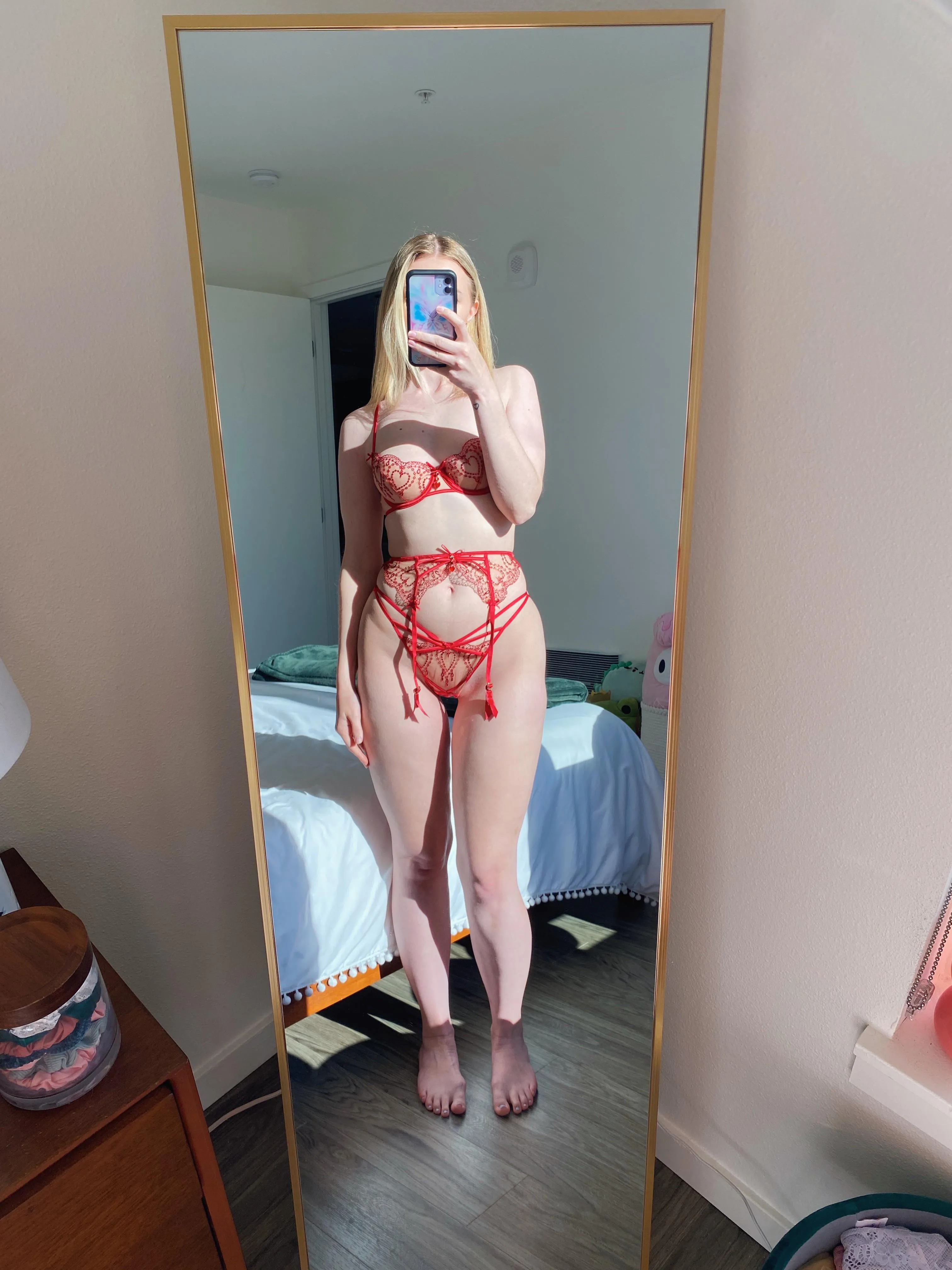 just me and a little red set against the world