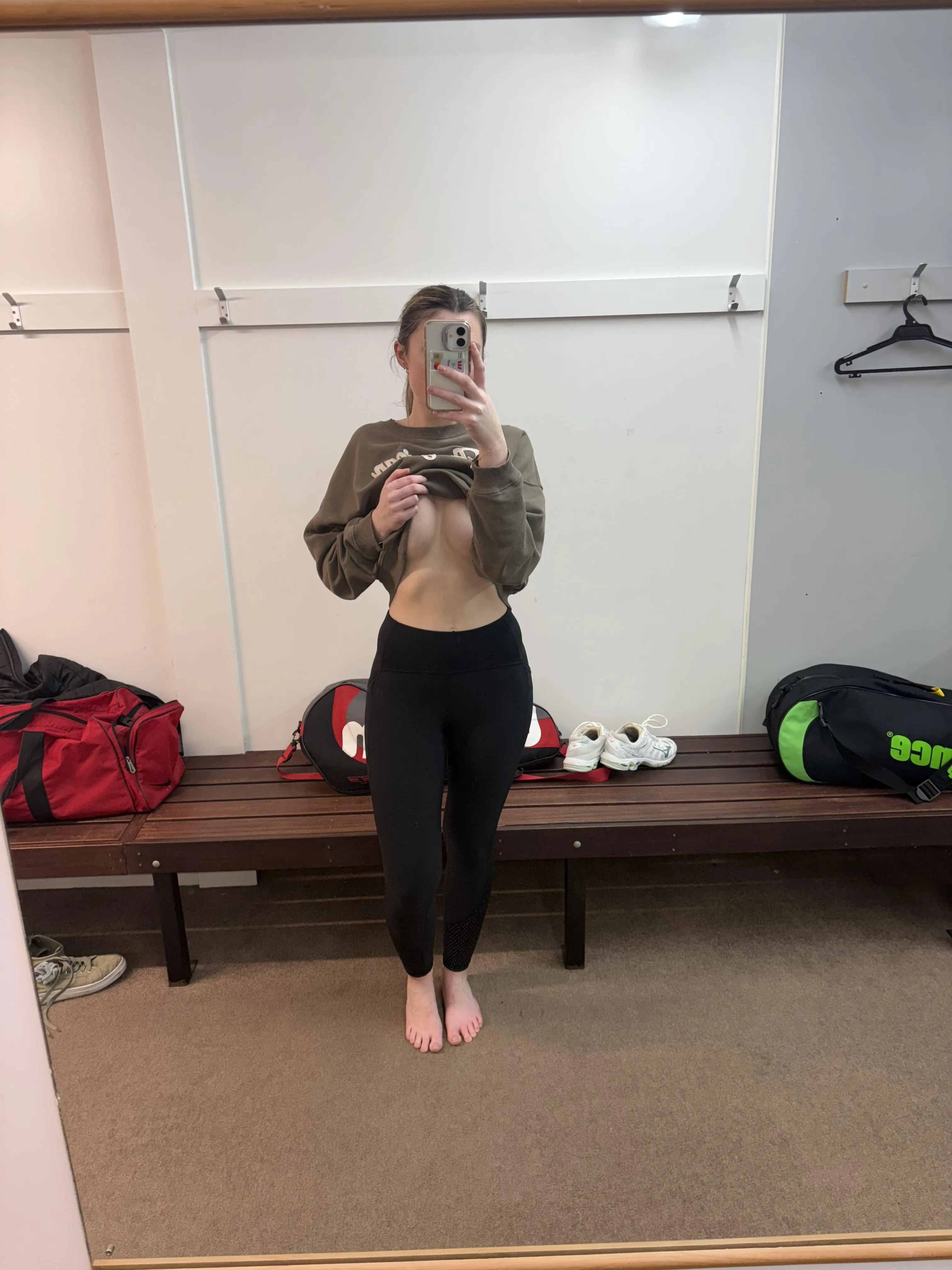 Meet me in the changing rooms for some fun