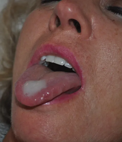 MILF ready to swallow another load of cum