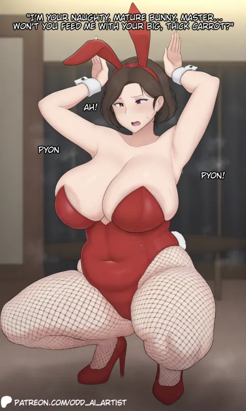 The milf bunny Reiko-san