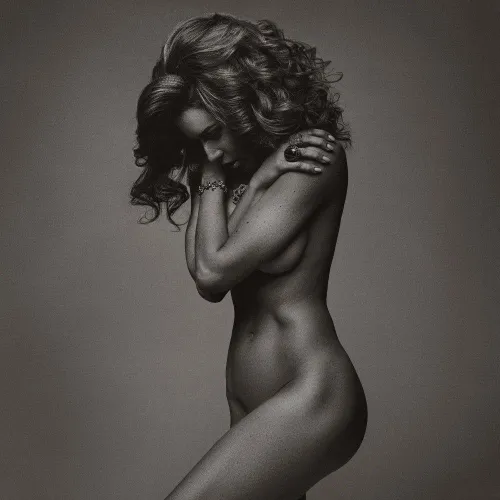 As sensual in black and white