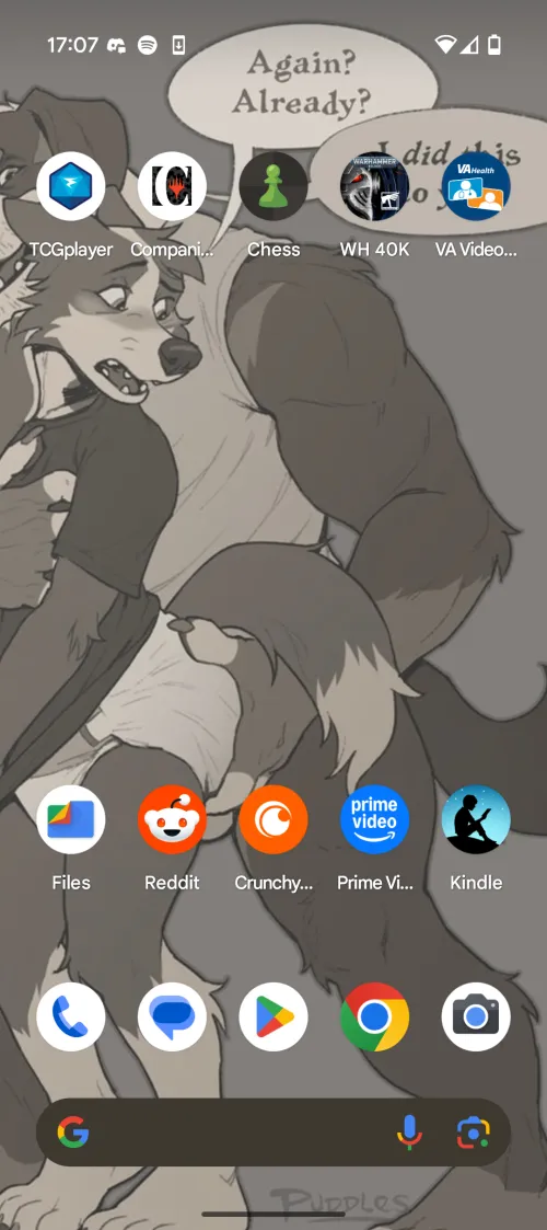 Does anyone else like setting their phone wallpaper to ABDL art?