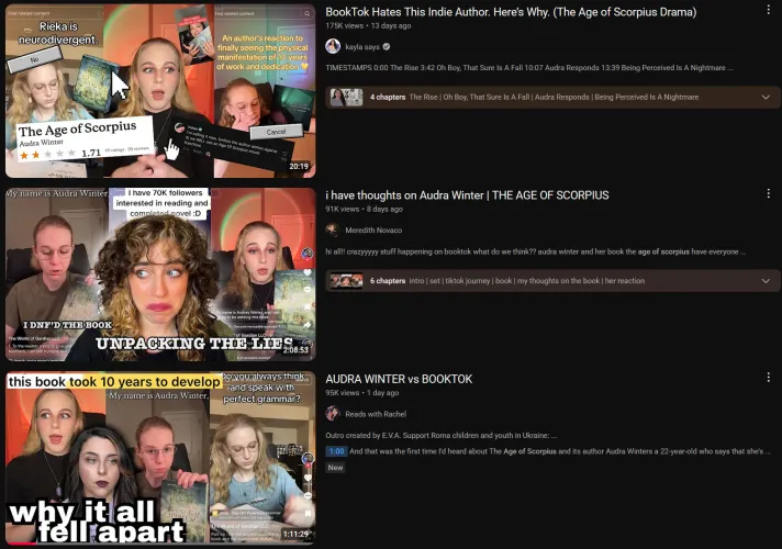 I have some thoughts about Booktok Discourse