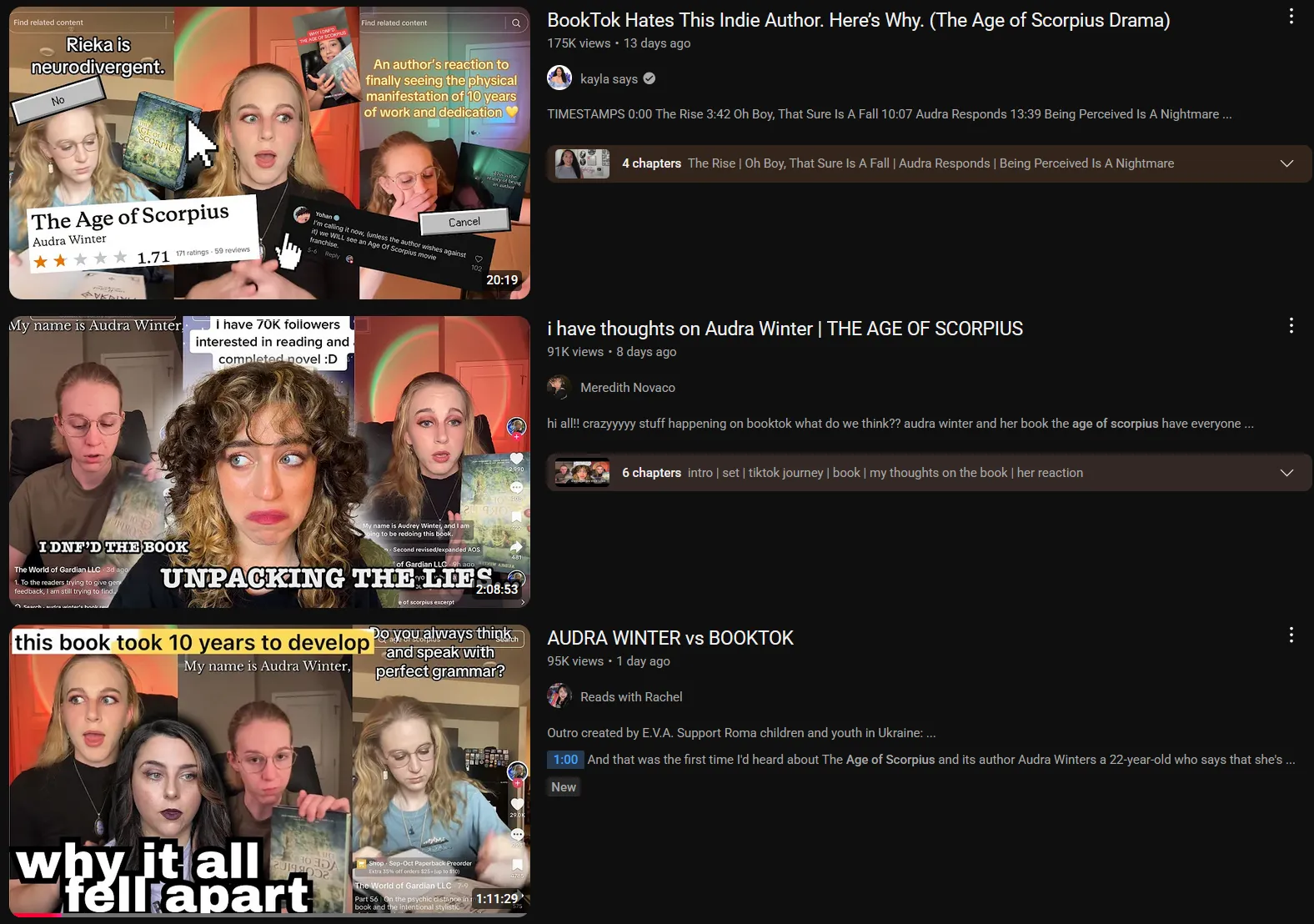 I have some thoughts about Booktok Discourse