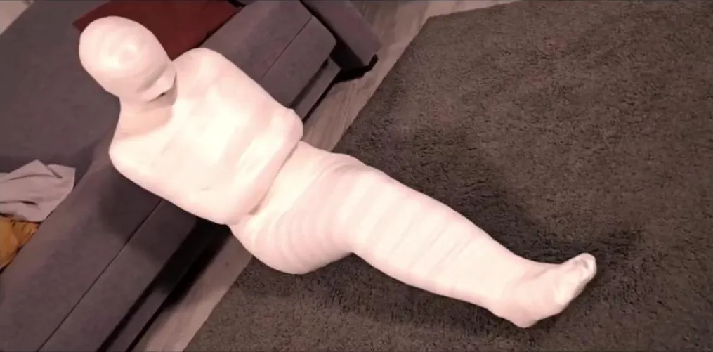 I hope you comfortable because I will be leaving you like this until I feel like setting you free. (Link to video below)