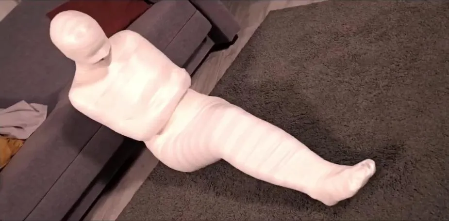 I hope you comfortable because I will be leaving you like this until I feel like setting you free. (Link to video below)