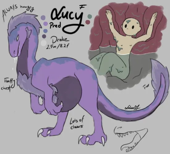 {image} OC Predator Lucy (Female drake)