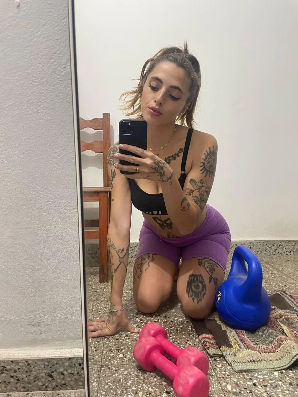 imagine this blonde teasing you with every curve begging for you to take control