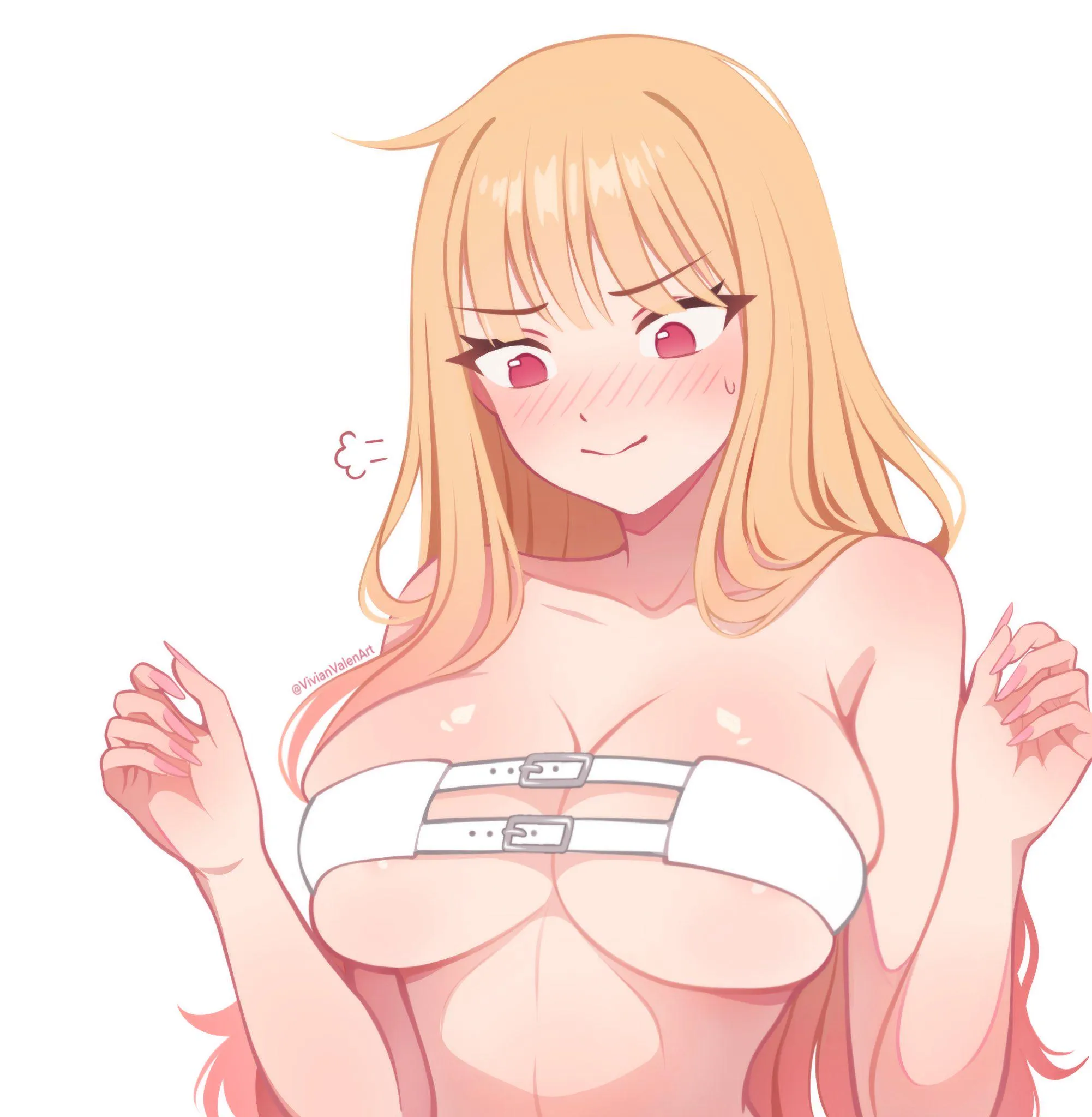 Marinn barely keeping them in