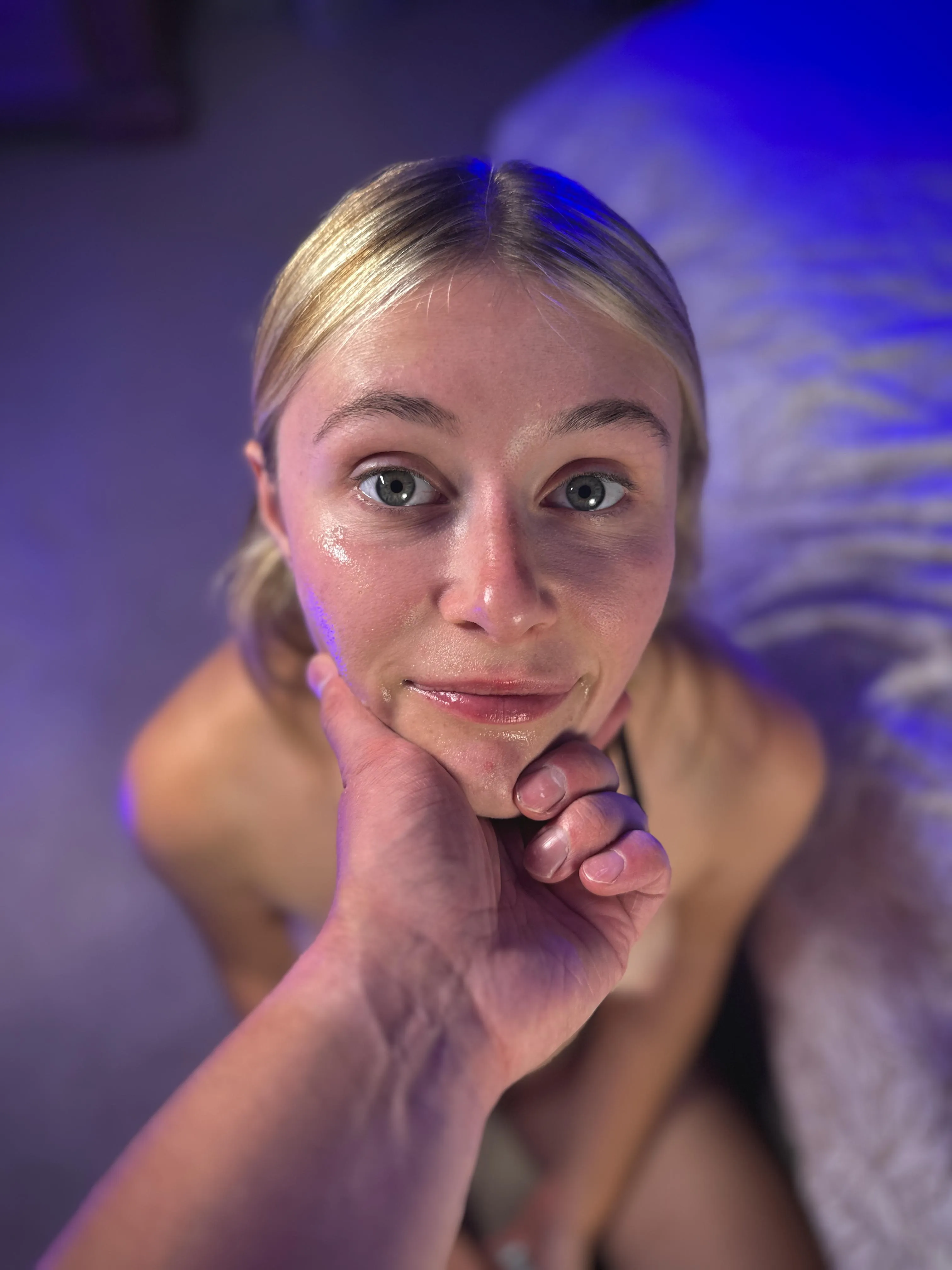 Of course he made me clean myself up