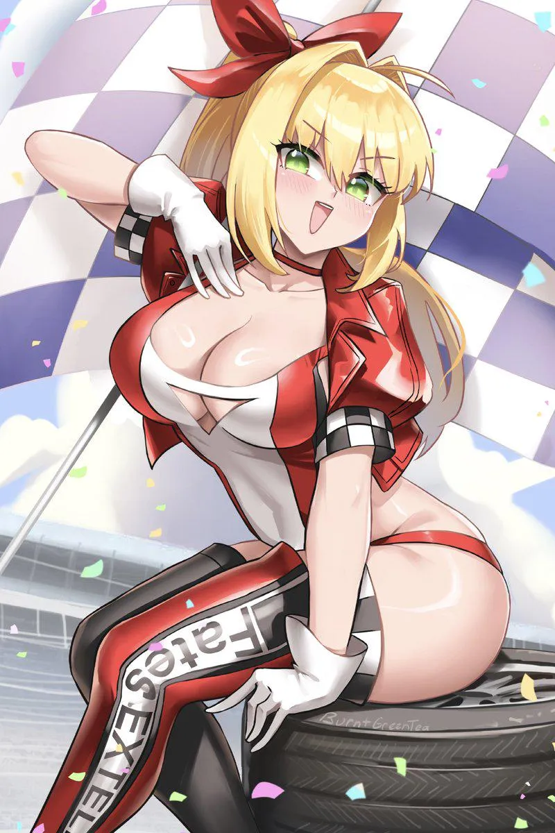 Race Queen Nero (Burnt Green Tea) [Fate/Extra]