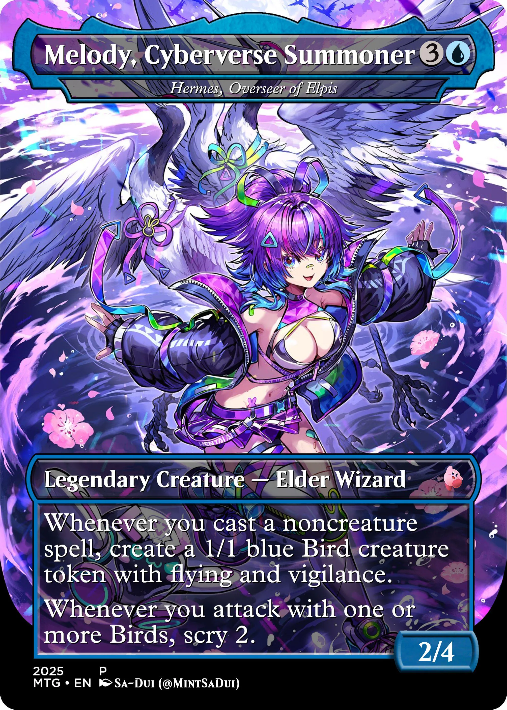 That rare Melody Cyberverse Summoner💜 - 🎨MintSaDui