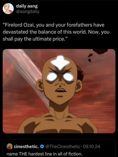 THE hardest line in all of fiction