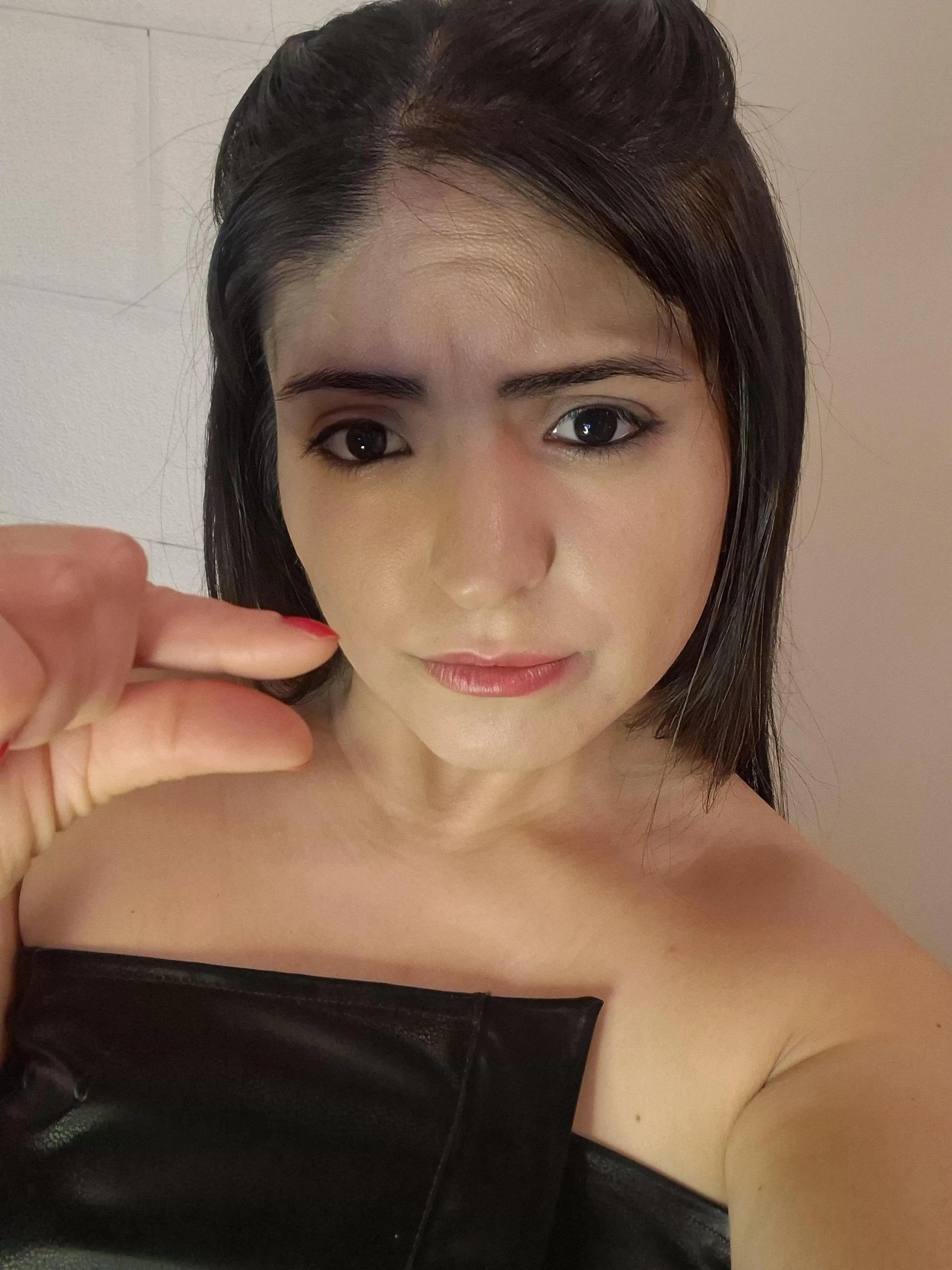 So small… I can barely see it 👀 Do you dare show it to me?