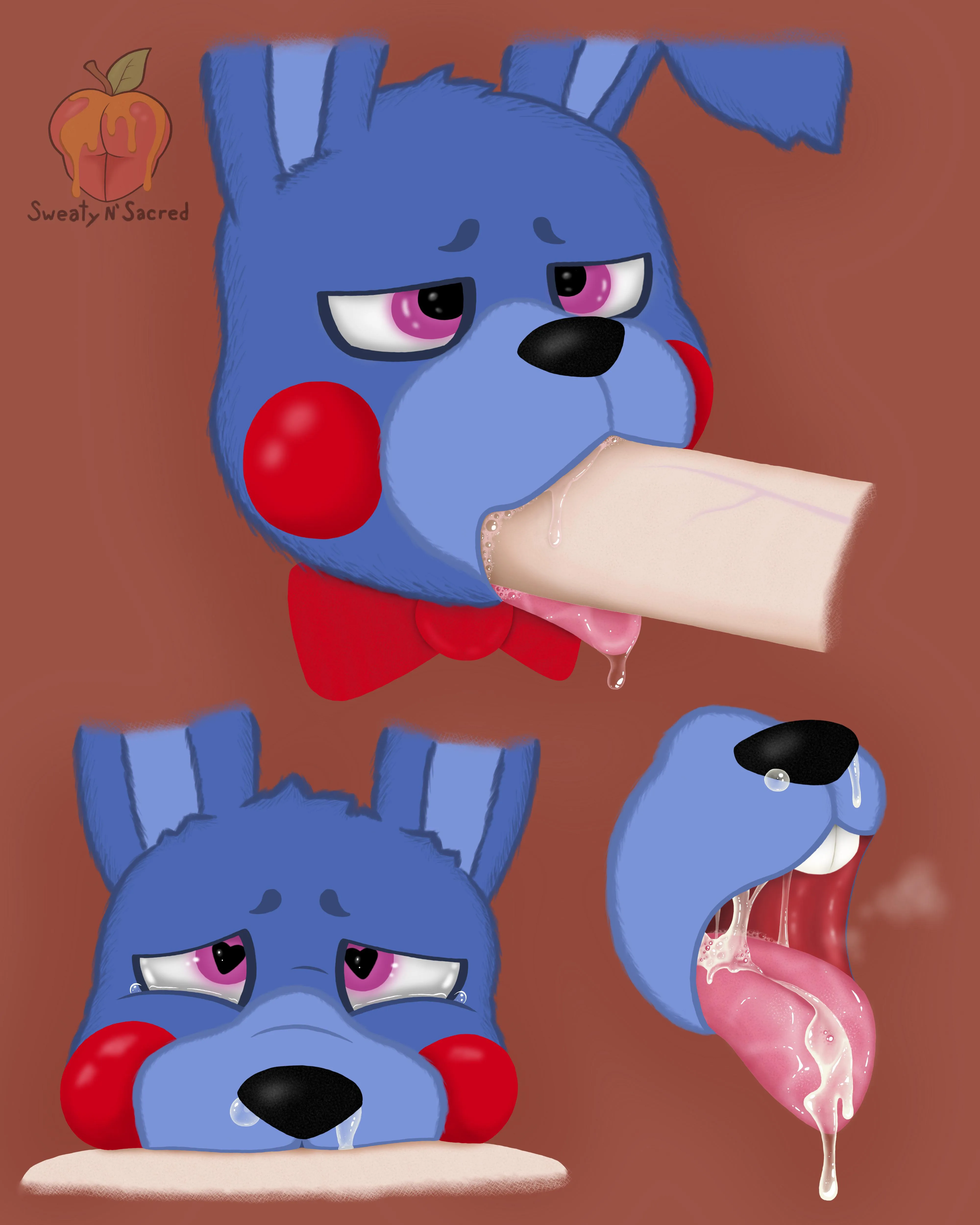 Bon-Bon has a Mouthful (SweatyNSacred) (Me)