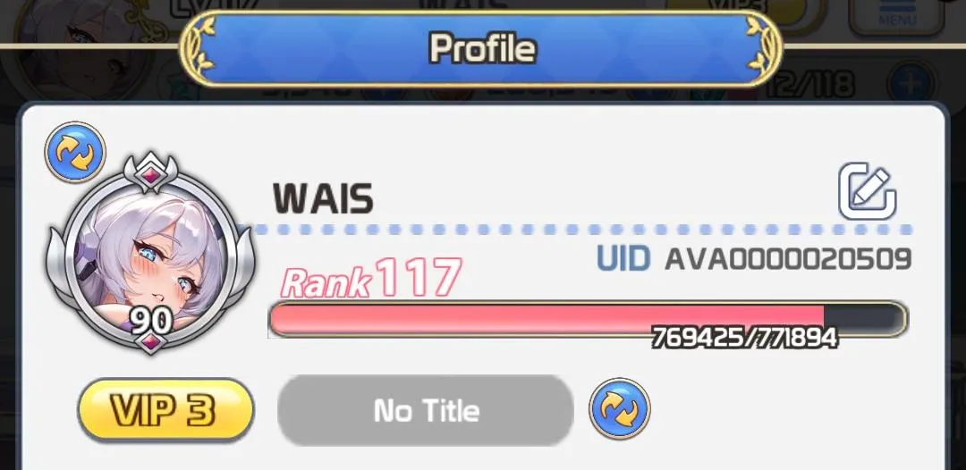 Search for active players for a friends list