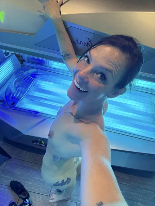 Tanning after my workout