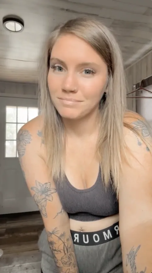 Imagine me riding you blonde hair flying while my body begs for more