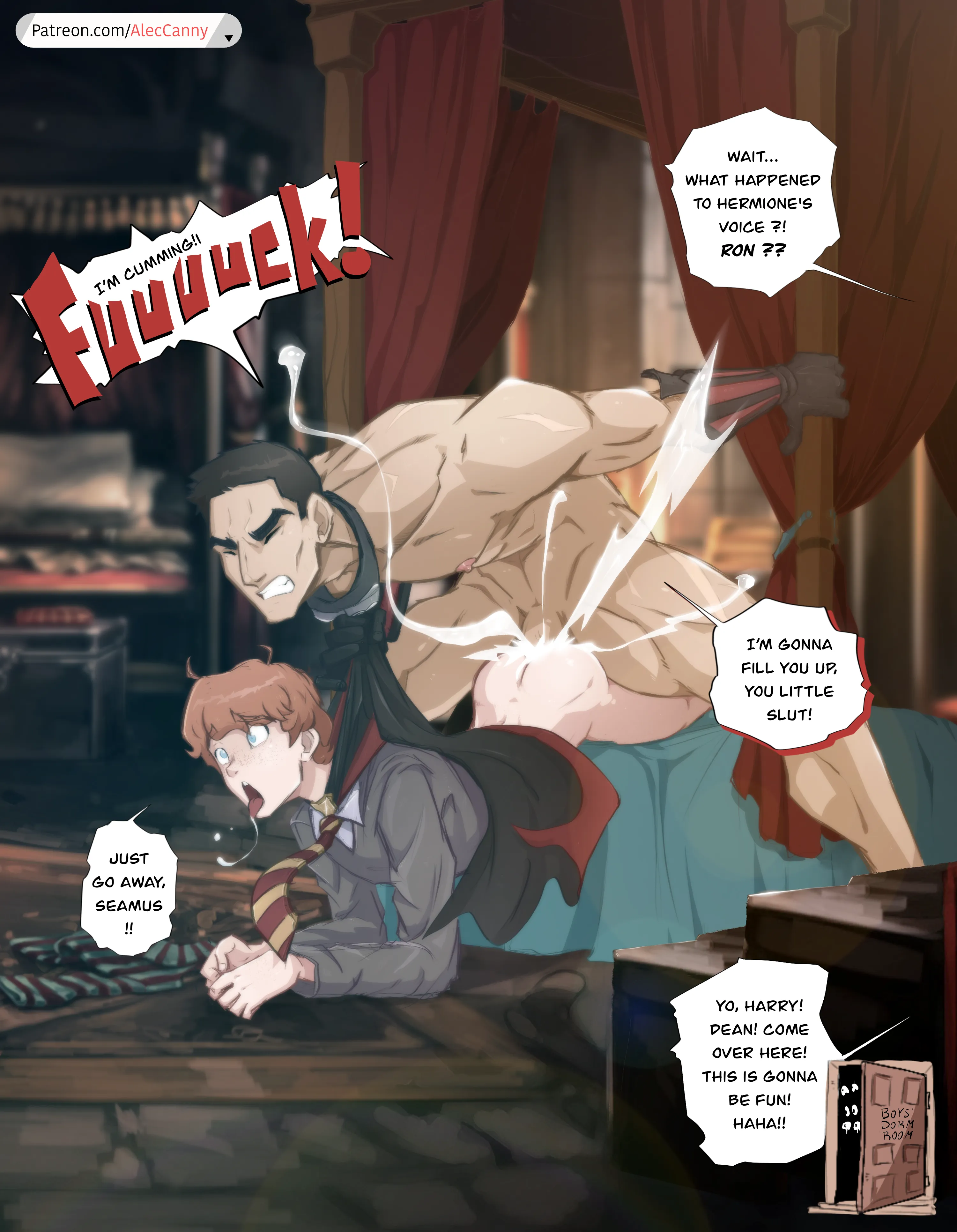 Krum teaching Ron a new spell (AlecCanny)