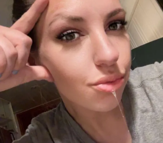 Lick this slobber off my face