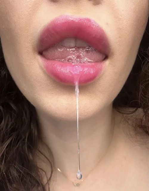 Open your mouth and taste my drool