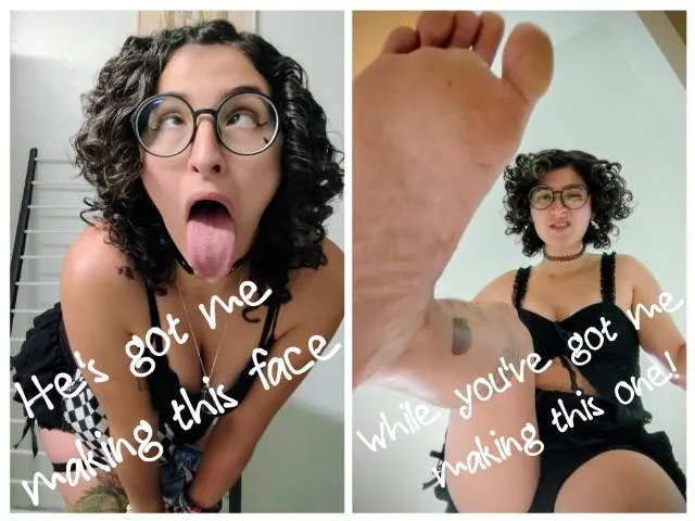 Sucking his cock gets me wet, but just looking at yours disgusts me (no imagefap)